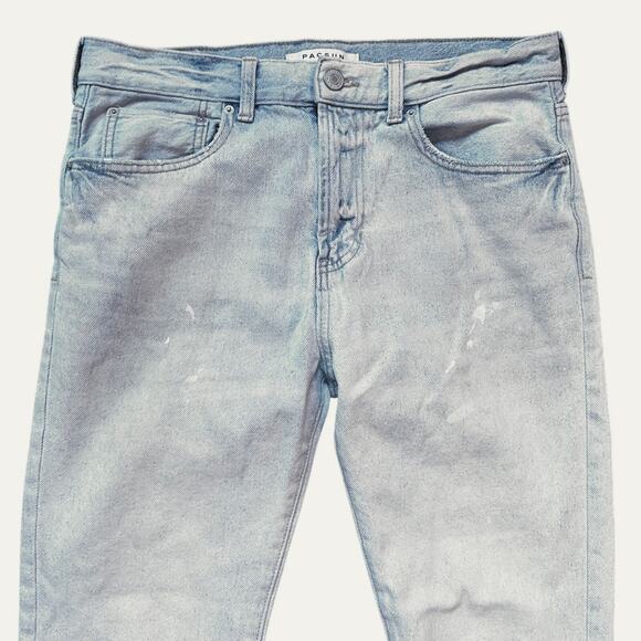 PacSun Jeans - Pacific Sunwear Sky Blue Slim Taper Fit  - 32x30 - Picture 3 of 7